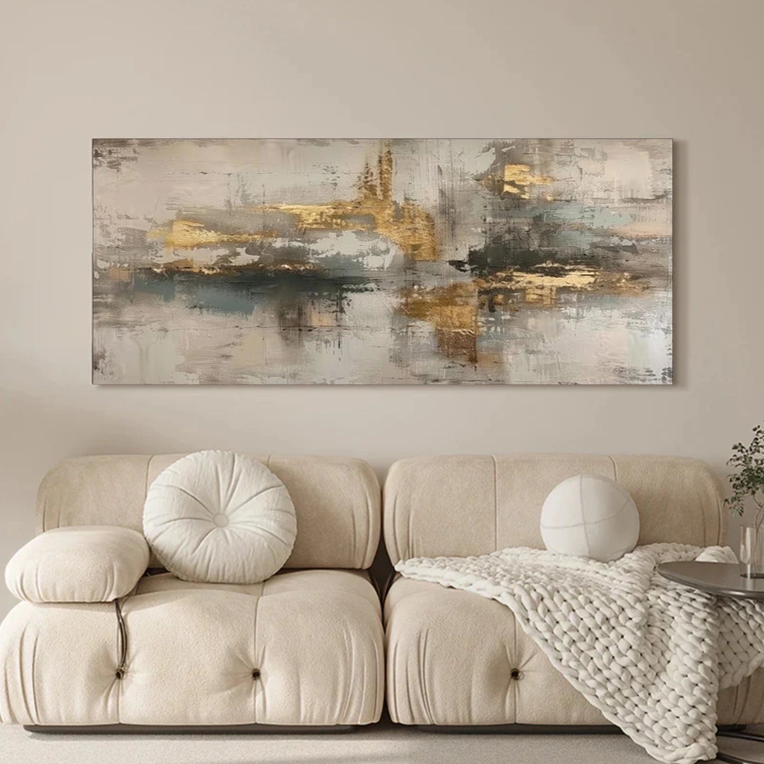 Wabi Sabi Abstract Canvas Art #WA233