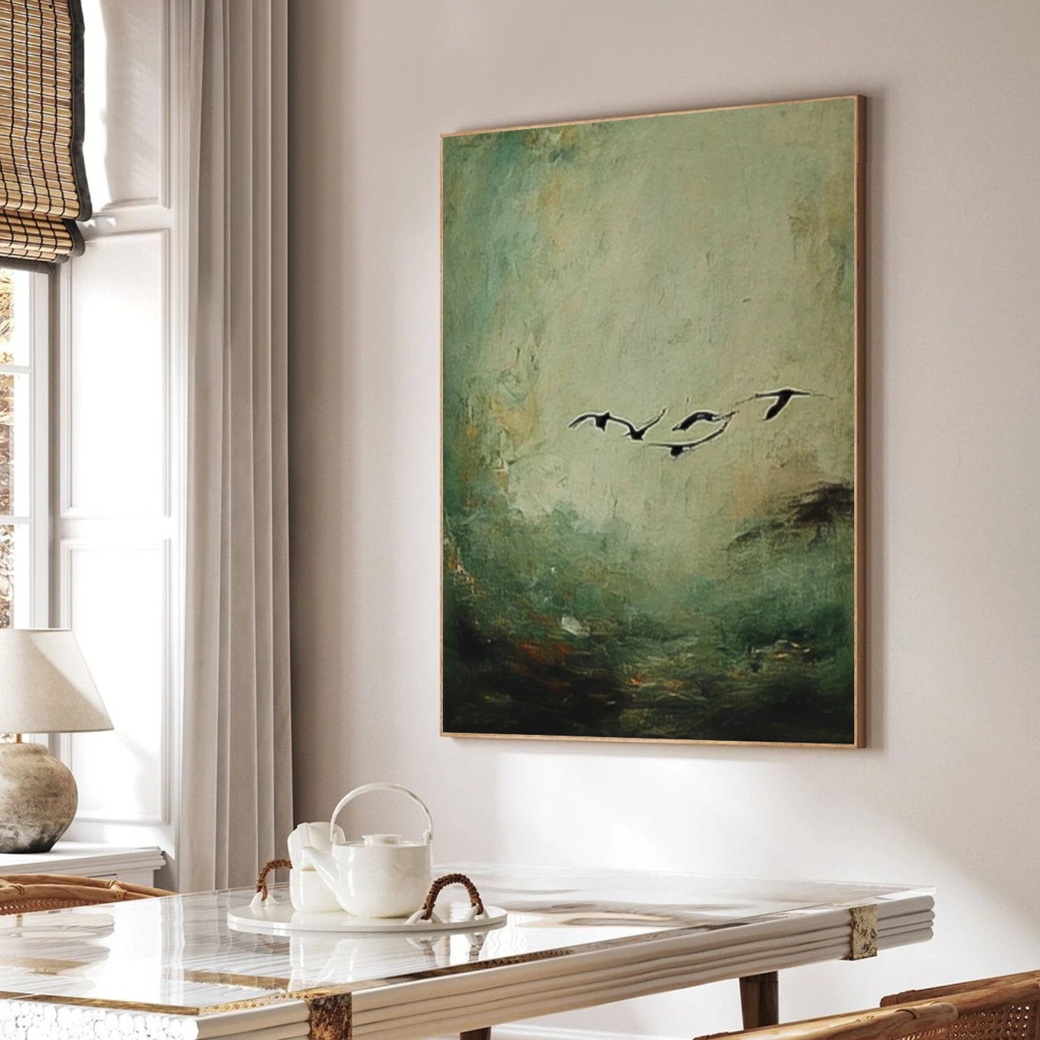 Wabi Sabi Abstract Canvas Art #WA244