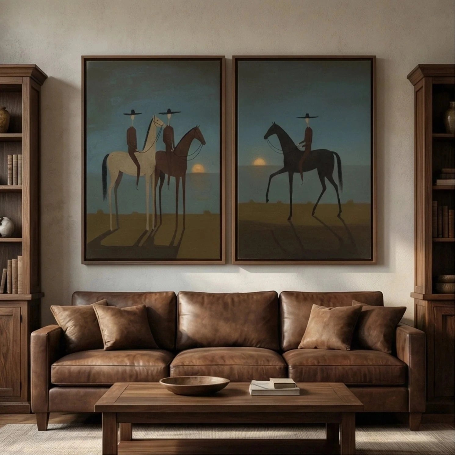 Vintage Americana Art Set of 2 #VA007