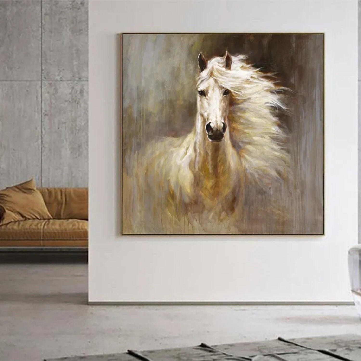 Abstract Animal Art Horse Wall Art #AT012