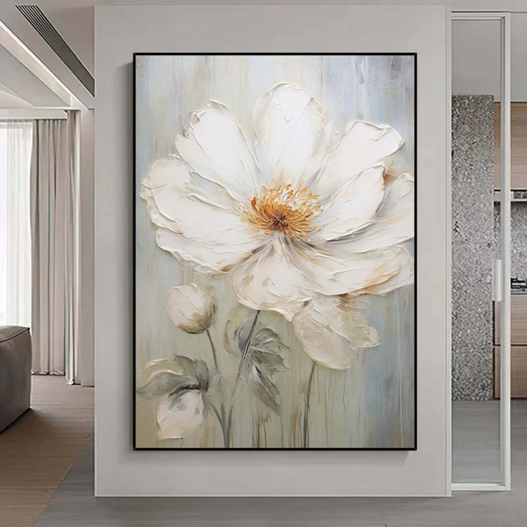 Tree Flower Abstract Textured Wall Art #TF124