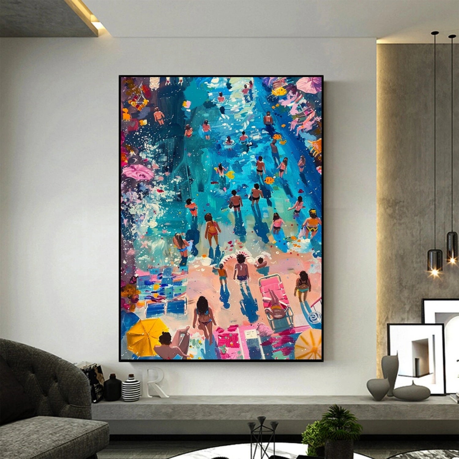 Abstract Portrait Wall Art #WP003