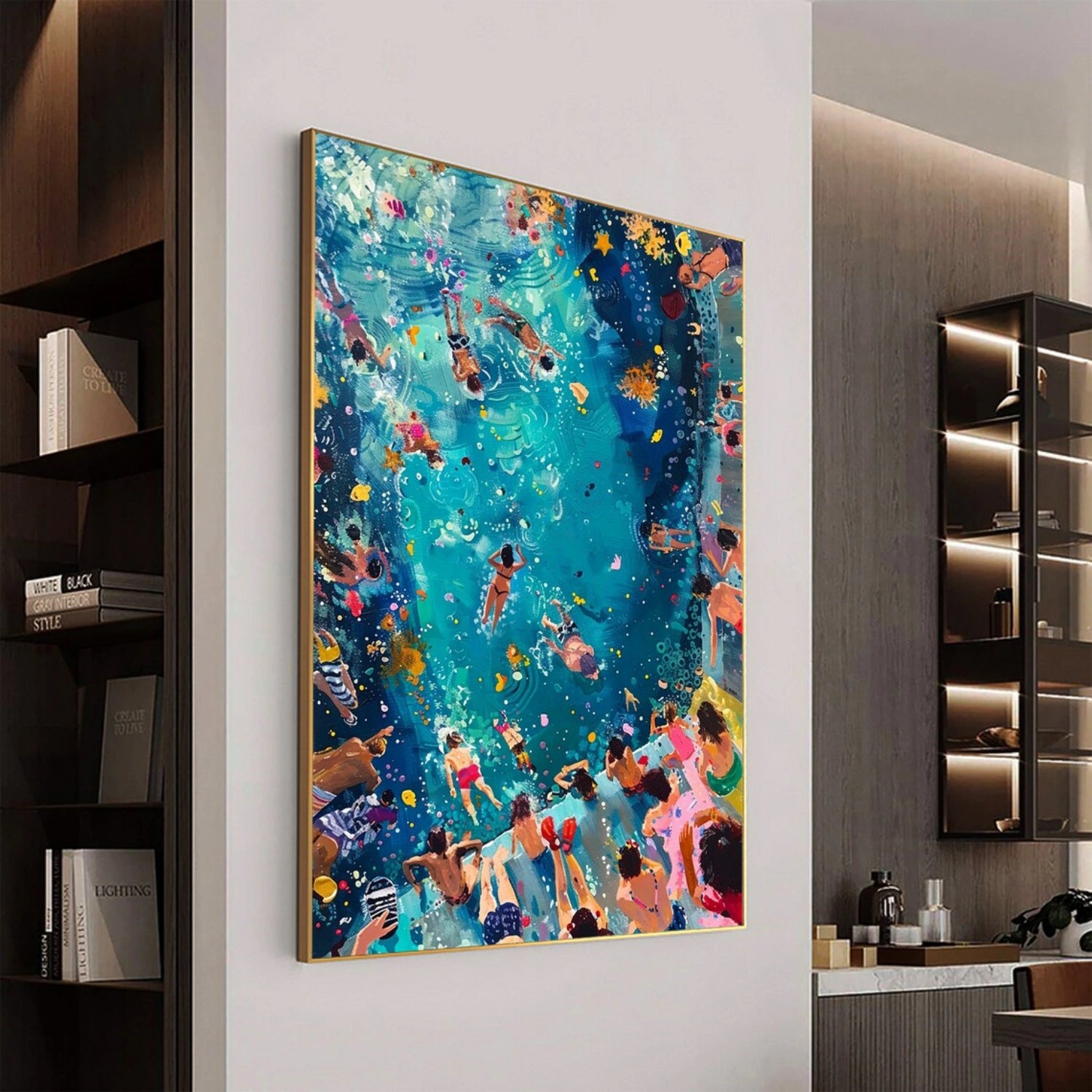 Abstract Portrait Wall Art #WP001