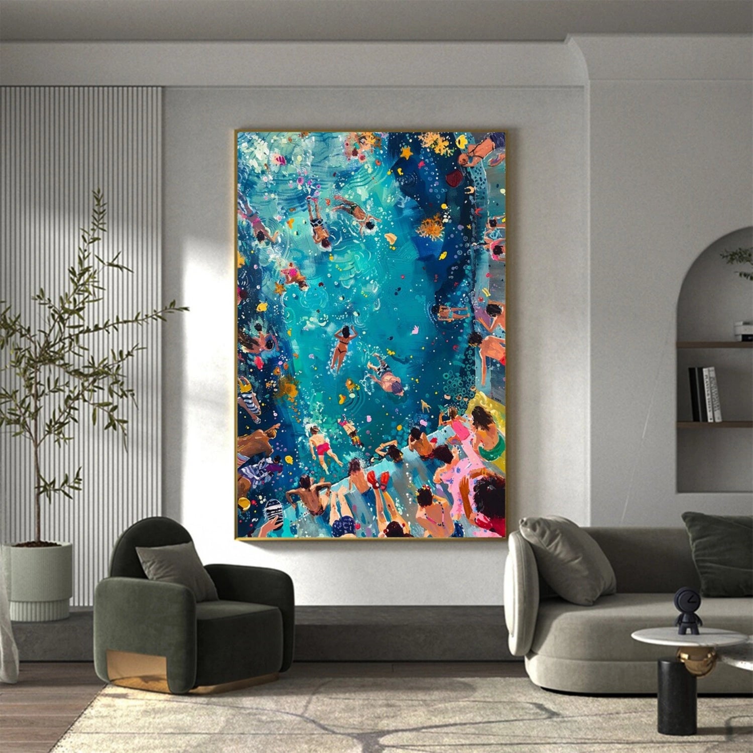 Abstract Portrait Wall Art #WP001