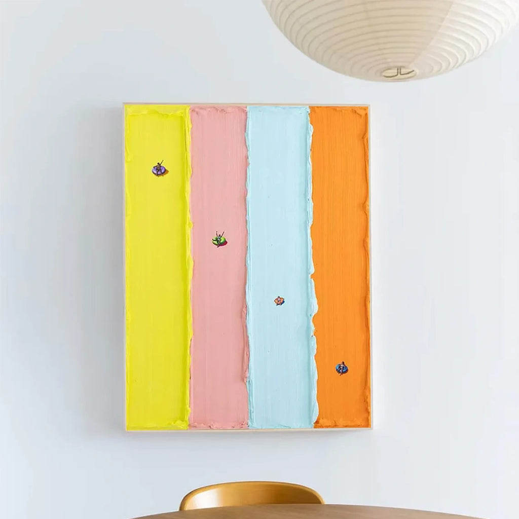 Surfing Sport Textured Wall Art #BA012