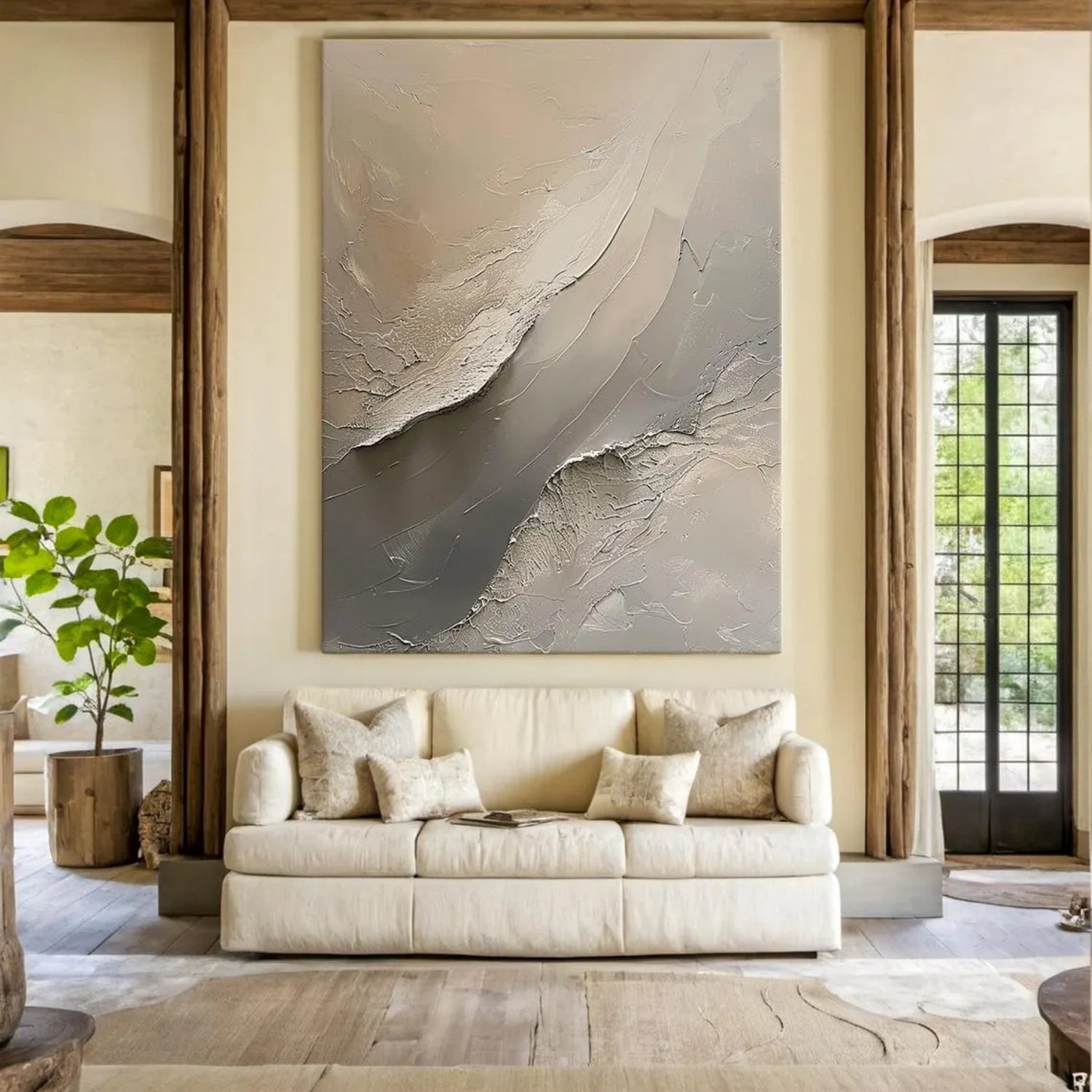 Abstract Textured Wall Art #AW071