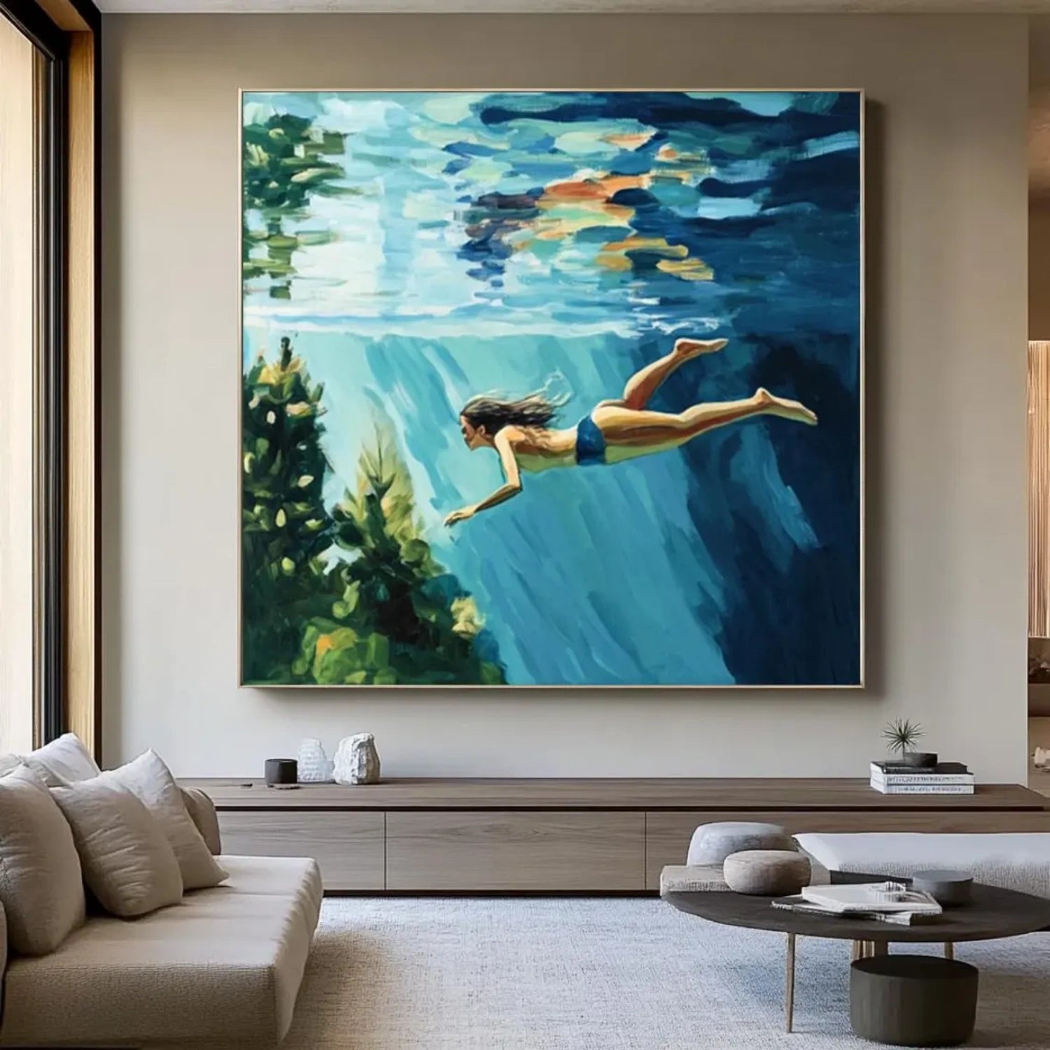 Swimming Sport Wall Art #BA003