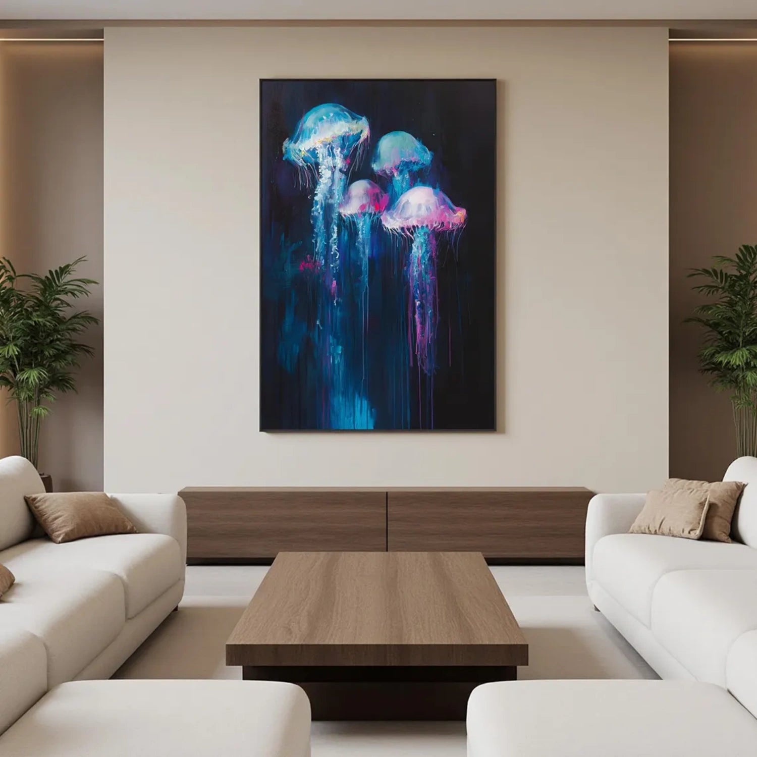 Abstract Animal Art Jellyfish Wall Art #AT024