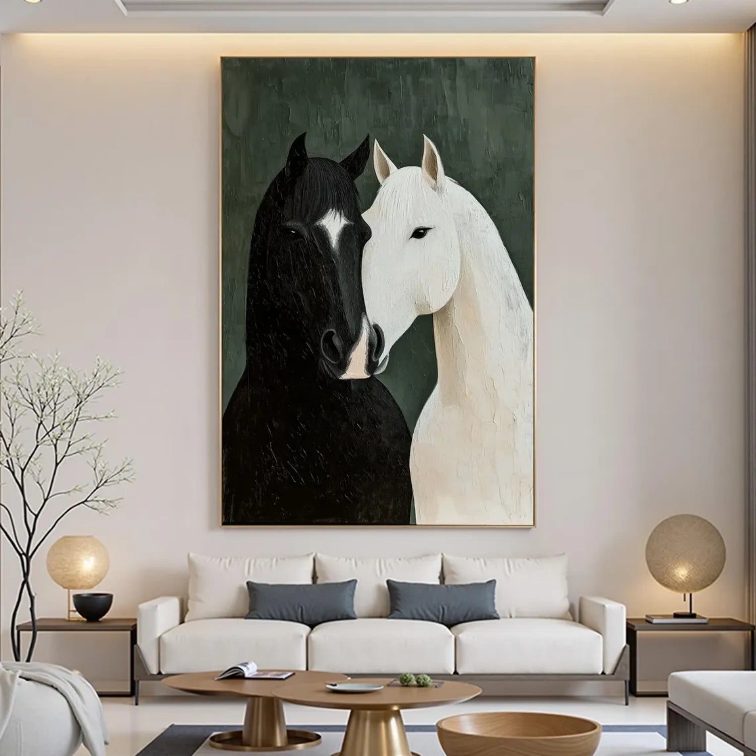 Abstract Animal Art Horse Wall Art #AT023