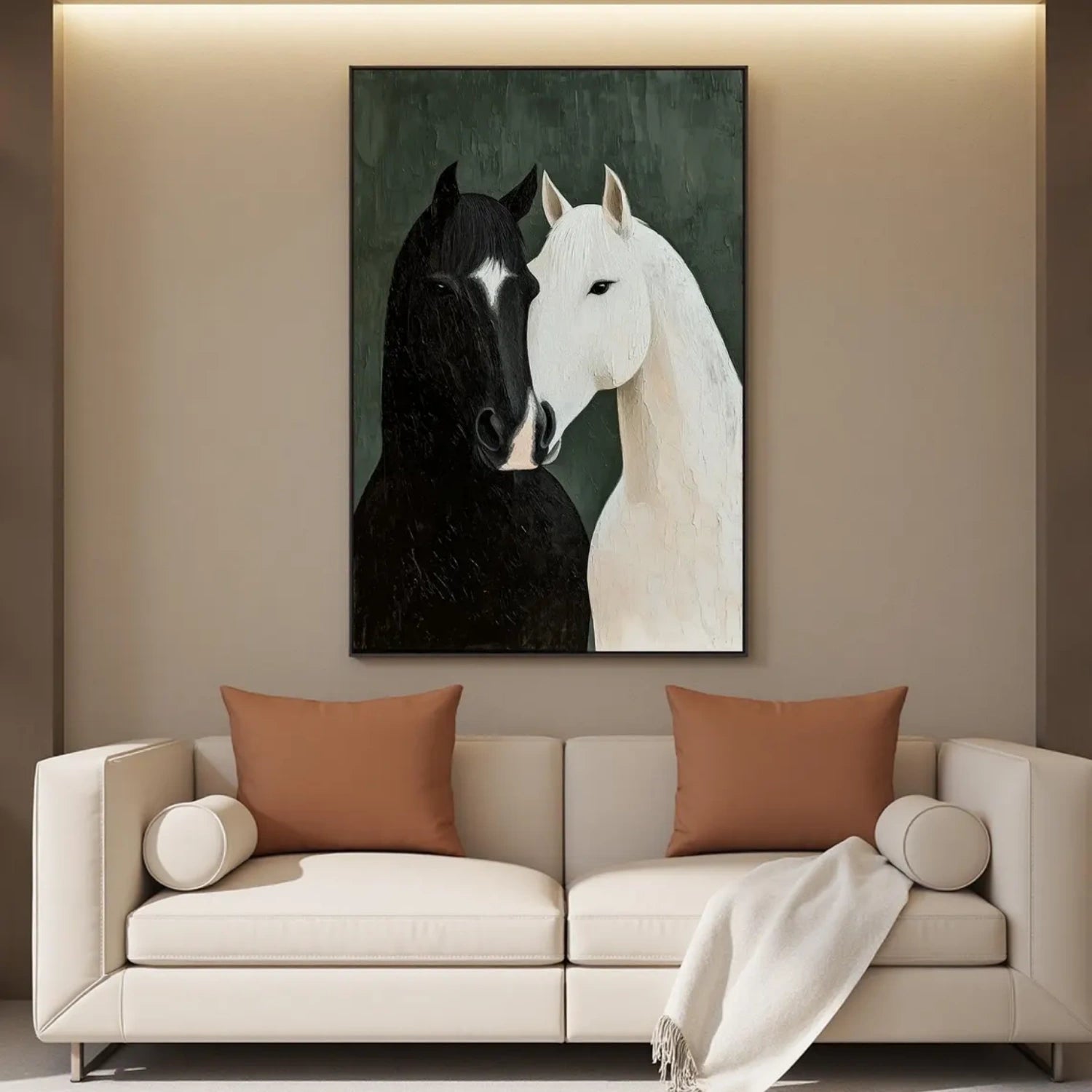 Abstract Animal Art Horse Wall Art #AT023
